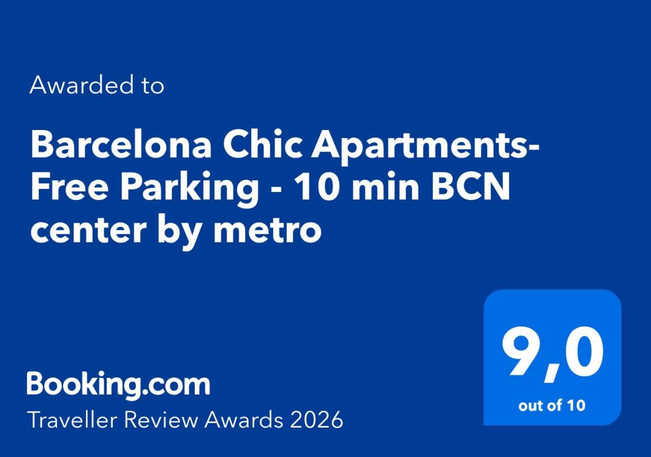 Barcelona Chic Apartments- Free Parking - 10 Min Bcn Center By Metro — Photos 1